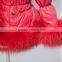 2015 wholesale women red down jacket with fur trim for women D15