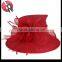 women sinamay party hats with flowers