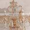 Romantic Maria Theresa cognac chandelier light