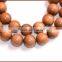 brown sandal-wood bead jewelry/wooden prayer beads/sandalwood mala 108 beads