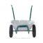 Outsunny Silver/Green 2 Cubic Feet Two Wheel Metal Wheelbarrow