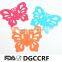 100% Food Grade Butterfly Silicone Drink Coasters