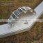20x30m Heavy duty Transparent marquee consisting of 20x20m clearspan marquee and half an 20m decagon tent