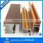 popular metal aluminium wood finish section for aluminum window and door