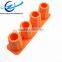 4 Cup Glass Shape Silicone Ice Cube Tray Cylinder