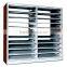 Double sided Steel Bookshelves/Metal School Library Book Shelf