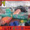 0.9mm PVC Tarpaulin Cheap Inflatable Floating Water Park Rides For Sale