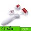 White 3 IN 1 Derma Roller Kit qmd 3 Separate Heads 180c/600c/1200c for Eyes+Face+Body