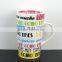 OEM Mug with Photo Print/Dye Sublimation Promotion Mug with Photo Printed