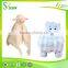 2017 Best Christmas gift polyester micro plush warm animal blanket