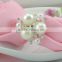 wholesale table decoration pearl napkin ring