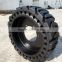 16 inch 10-16.5 12-16.5 solid rubber bobcat skidsteer wheel loader tire