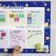 60*40cm Creative wall sticker educational toys dry erase kids weekly planner to-do list schedule magnetic chores chart