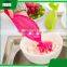 multipurpose plastic manual hanging rice sifter wash washing basin strainer sieve
