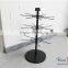 Flooring 3-tier metal countertop rotating jewelry display stand