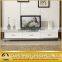 Modern Marble Top Metal TV Cabinet with Showcase