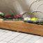 bamboo wooden flower stand