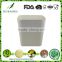 Environmental no pollution protable bamboo fiber powder salad/ bread bucket