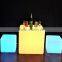 Outdoor Illuminated LED Cube Table 50cm Square LED Cube with Remote Control