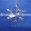 acrylic different style clear snowflake for christmas snowflake
