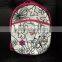 Animation style DIY schoolbag graffiti bag children backpack