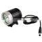 Wholesale 3800lm Cree 3 Leds Safety Silicone led bike light