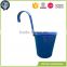 Seamless Integrated Cheap Mini Bright Color Metal Balcony Hanging Metal Hook Flower Pot