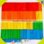 Wholesale 54 PCS children wooden building bricks game toy colorful kids stacking wooden building bricks game toy W13D154