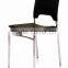 Dining room chair, colorful coffee chair, modern brown leather dining chair