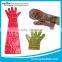 Eco-friendly Disposable plastic LDPE shoulder length long sleeves Veterinary gloves