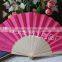 Spanish fabric wood fan