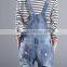 The new spring and summer jumpsuits han edition students loose denim overalls/ suspender trousers/trousers with braces