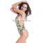 China Stylish High Cut One Piece Swimsuit Women Girl Bikini