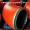 Long radius pipe elbows