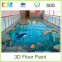 New design excellent stain good penetration epoxy 3D floor paint with low price