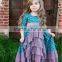 Best Selling Floral Ruffle Cotton Fall Children Clothing