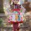 popular design ruffle christmas trees embroidery wholesale christmas clothes sets