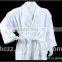 professional Velour 100% White Bathrobe Luxury For Hotel