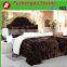 comforter bed linen and quilt cover set made of faux fur fabric