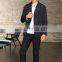 Spring And Autumn Fashion Casual Suit Collar Mens Quilted Short and Slim Fit Jacket