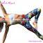 Wholesale Custom Tight Sports Flower Pants Ladies Printed Leggings