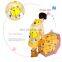 Children's Cartoon Emergency Reusable Fashion Long Raincoat With PVC material