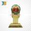 High quality custom design 24k gold plating Vietnam metal trophy cup