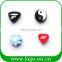 2017 Fancy Custom Dampeners Tennis Pvc Soft Silicone Vibration Dampeners For Sale