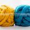 China wholesale solid dyed chunky 100% acrylic roving yarn for hand knitting and crochet