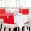 Santa Claus Chair back Cover Christmas Dinner Table Party Red Hat Chair Back Covers Xmas Christmas Decorations for Home