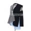 Patchwork Hit Color Irregular Notched Long Sleeve Asymmetrical Women's Blazer 2020 Fashion