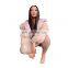2020 Winter Women Lantern Sleeve Hooded Bubble Coat Street Style Loose Goose Down Jacket