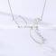 Female Stainless Steel Jewelry Custom Name Necklace Women Clavicular chain 3colors boutique necklaces