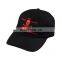 Promotional cotton twill flat embroidery dad, skull logo dad hat